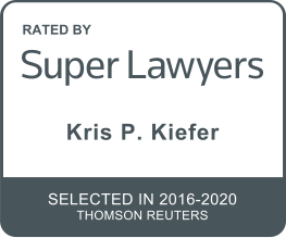 Super Lawyers Rated Kris Kiefer