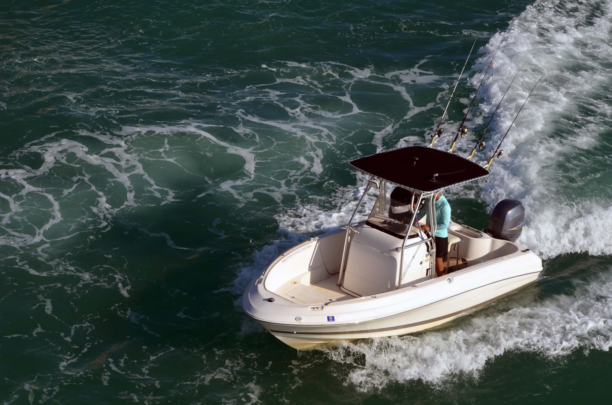 damaged boat near marina after crash