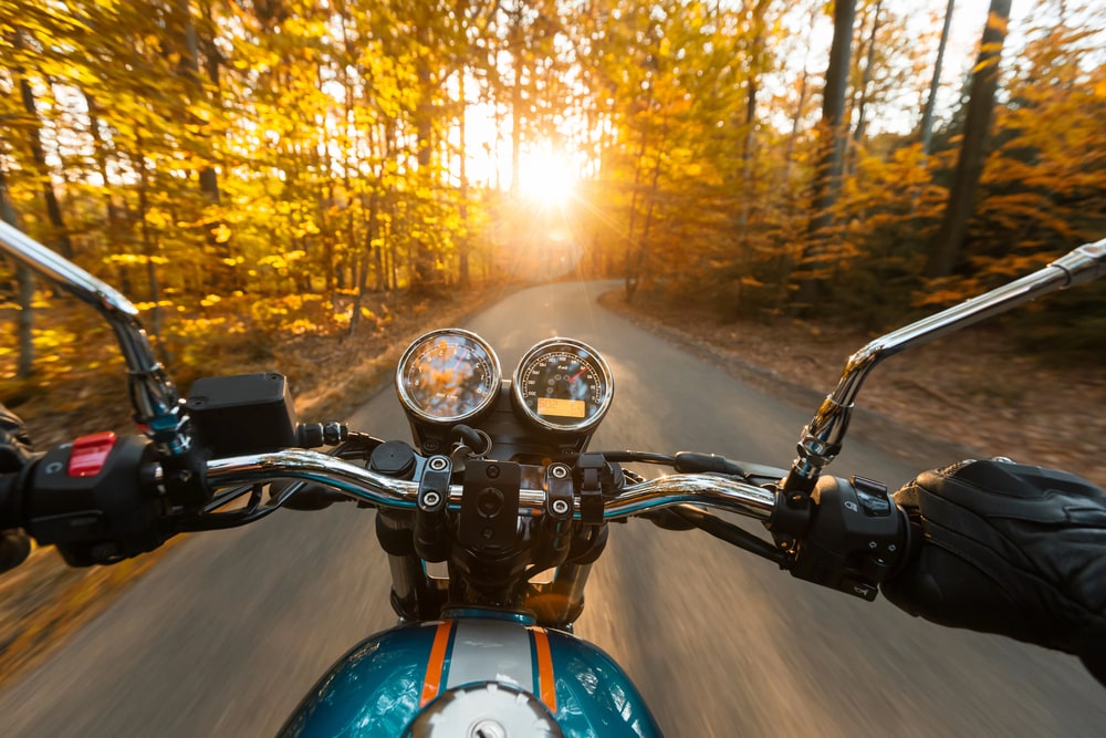 Motorcycle rider injured after street collision